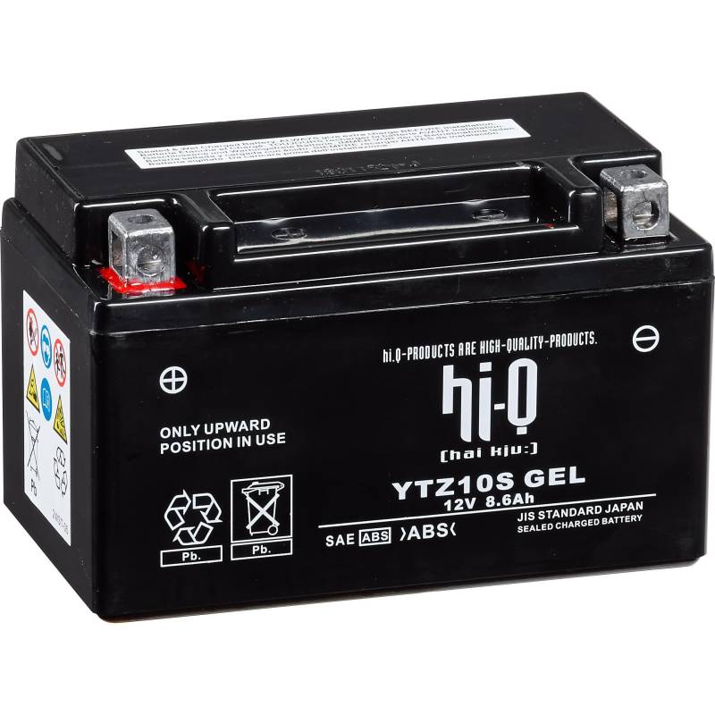 Hi-Q Batterie AGM Gel geschlossen HTZ10S, 12V, 8,6Ah von Hi-Q