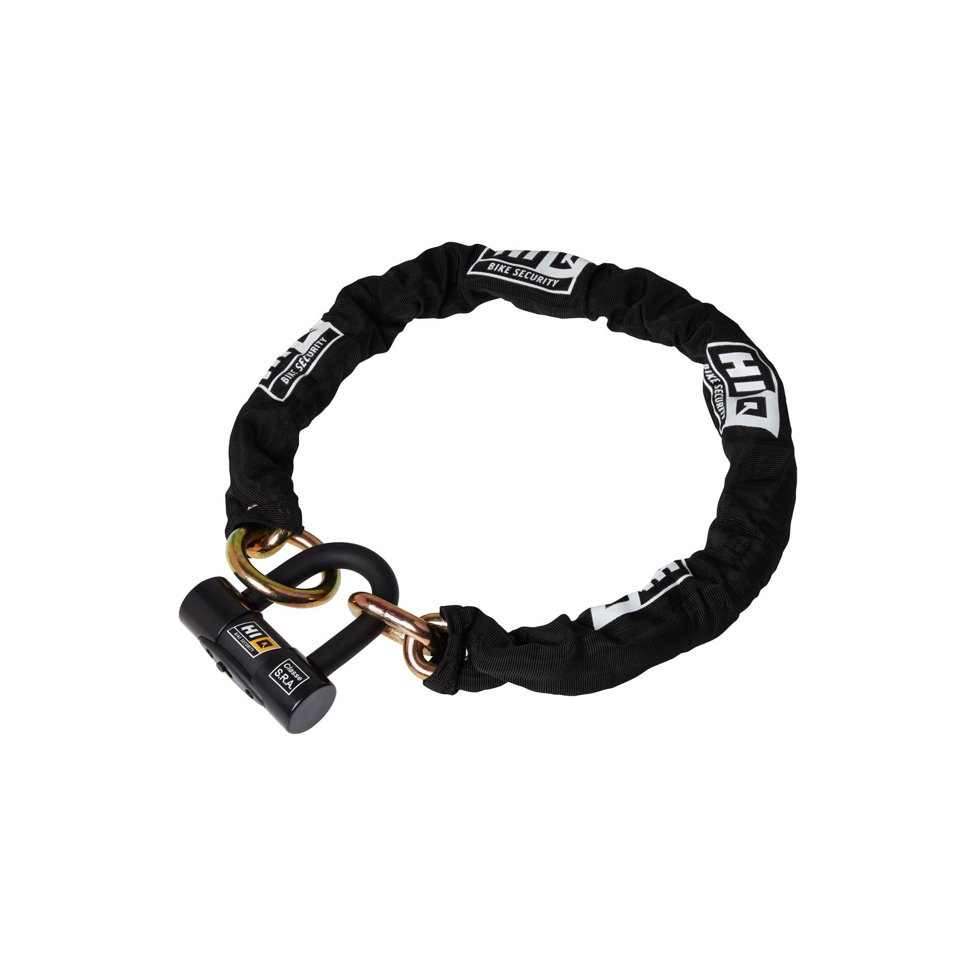 Hi-Q Bike Security Bremsscheiben-/Kettenschloss SRA 120 cm Kettenlänge, SRA-Zertifiziert, 14 mm Stahlkette mit Bremsscheibenschloss Hi-Q Bike Security Bremsscheiben-/Kettenschloss SRA 120 cm Kettenlänge, SRA-Zertifiziert, 14 mm Stahlkette mit Bremsscheibenschloss von Hi-Q