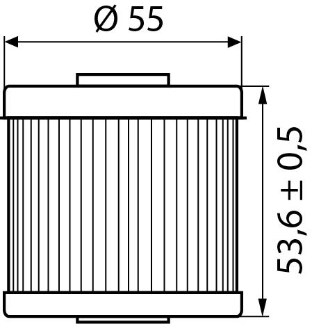 Hi-Q Ölfilter Einsatz OF123 für Kawasaki von Hi-Q