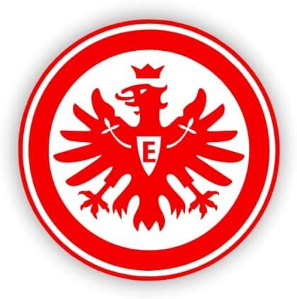 Hicsticayt Eintracht Francfort Sticker, Aufkleber, Doppelpack, mehrere Größen (5cm) von Hicsticayt