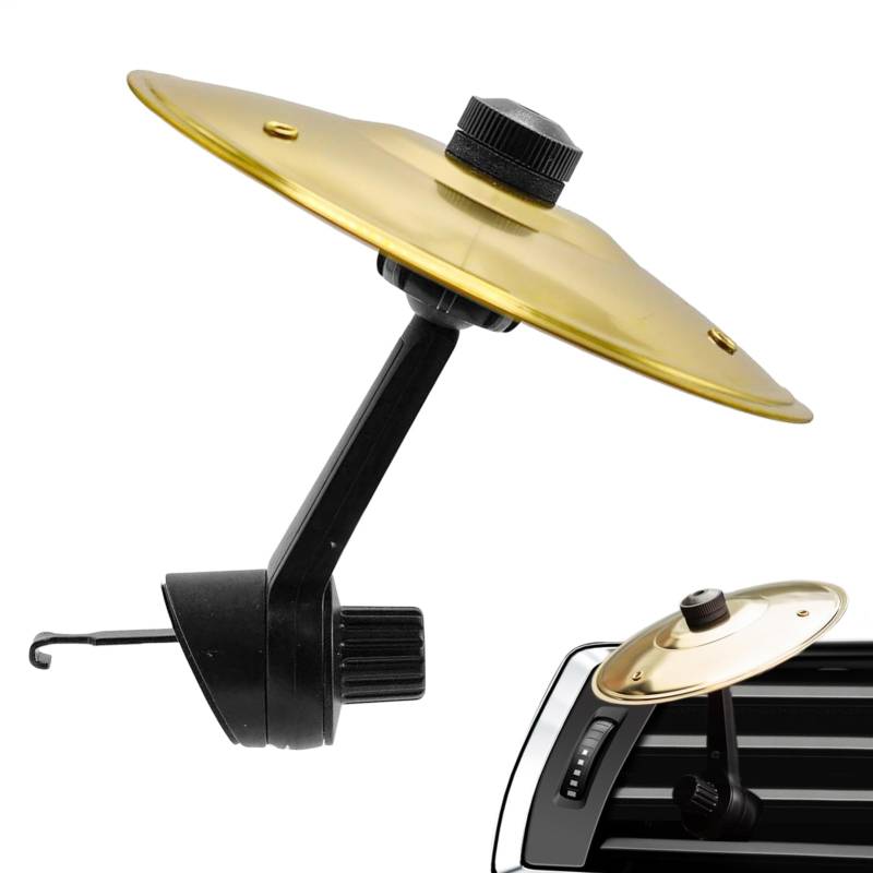 Auto-trommel-lüftungsschlitz, Car Crash Becken Air Vent, Auto Vent Clip Finger Becken, Crash Cymbals Car Cymbals Air Vent, Interessant Fahren Für Schlagzeuger Musikliebhabe, Einfache Installation von Hiemible
