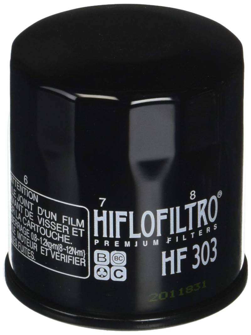 HIFLO FILTRO HF303 Premium Ölfilter, Schwarz von HIFLO FILTRO