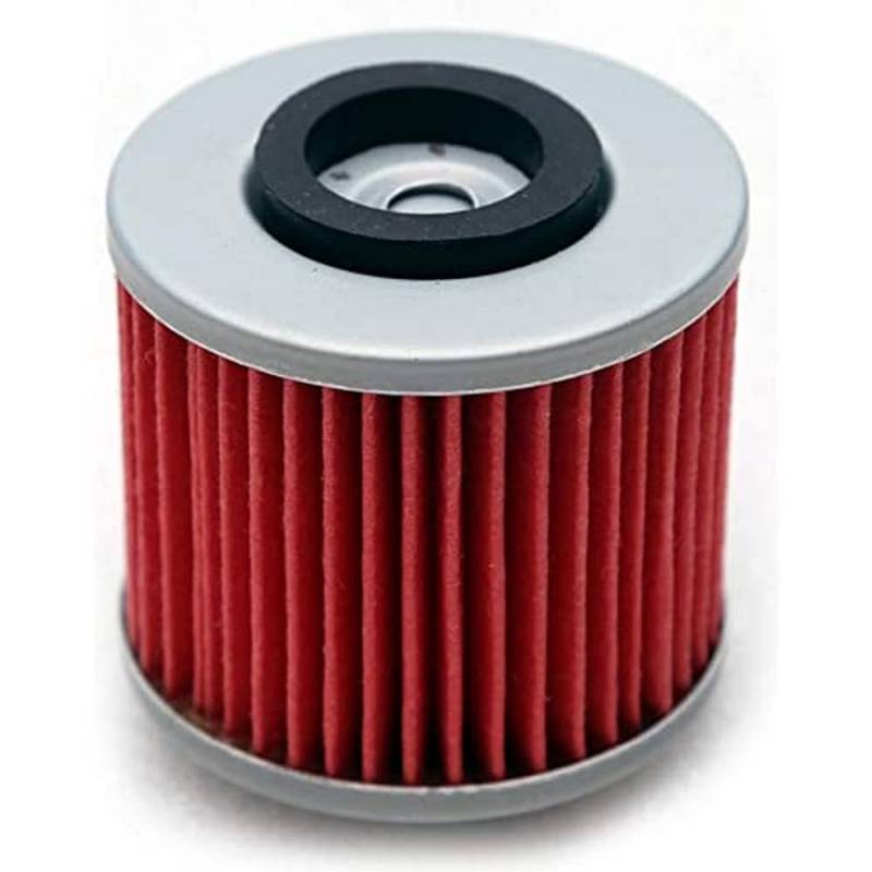 HIFLO Ölfilter HF145 MZ/Cagiva, rot-silber von HIFLO