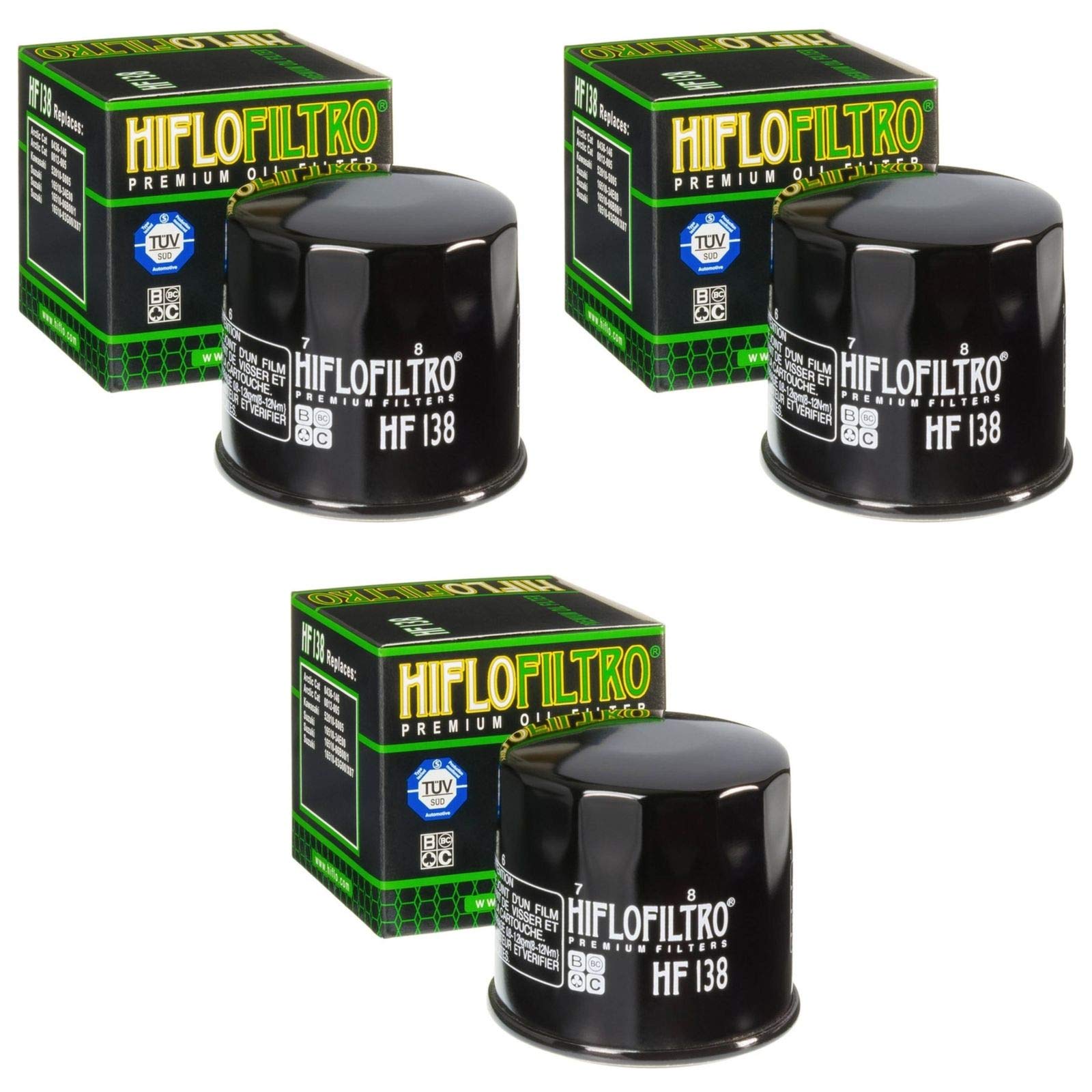 Hiflo 3x Ölfilter GSF 600 S Bandit 1996-2004 HF138 Hiflo 3x Ölfilter GSF 600 S Bandit 1996-2004 HF138 von HifloFiltro