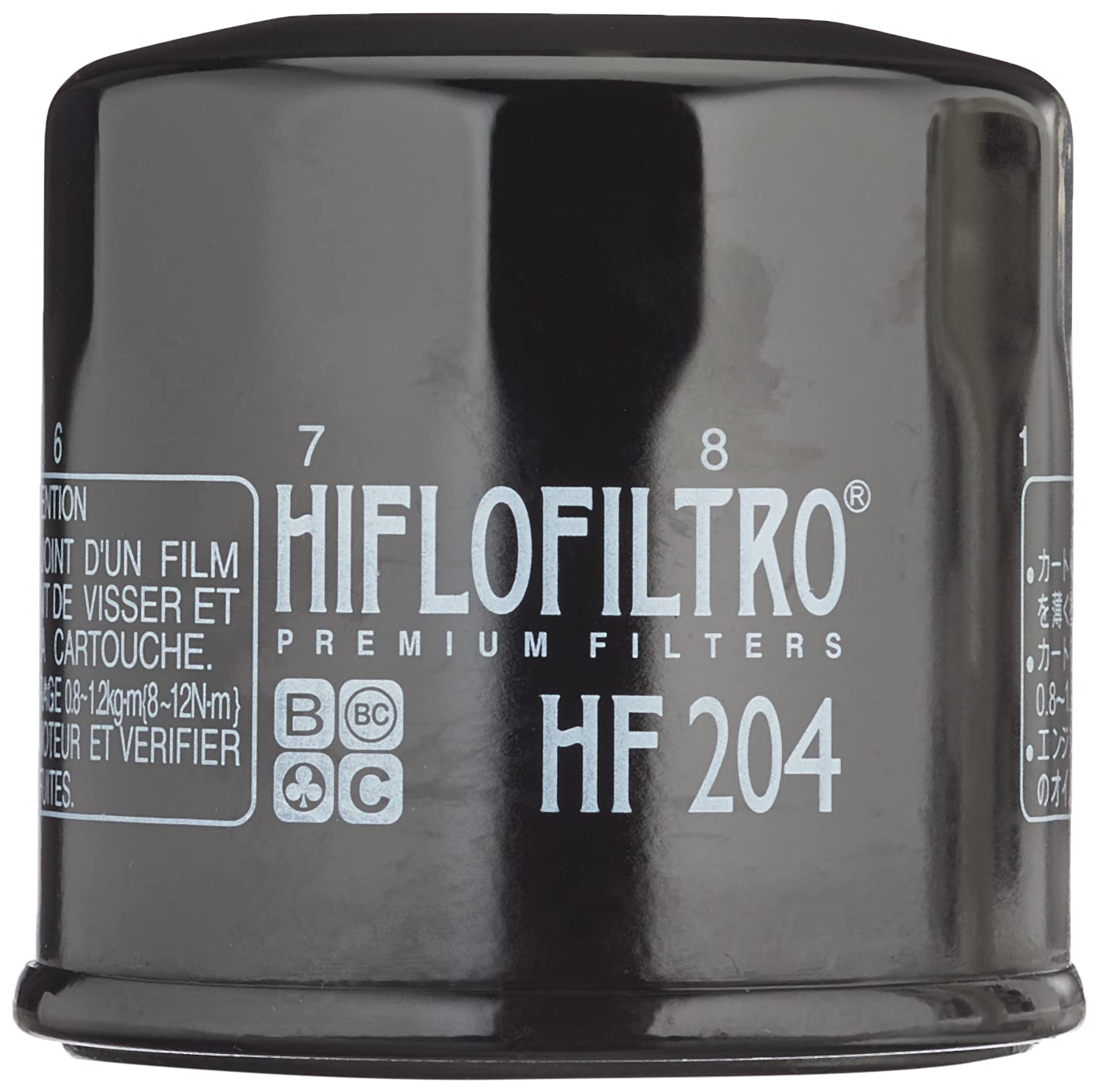 HifloFiltro Ölfilter HF-204C, chrom HF204 Black von HifloFiltro