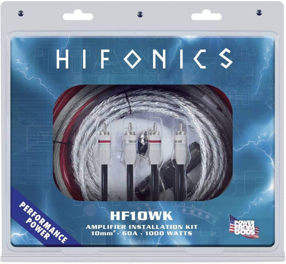 Hifonics HF10WK Car HiFi Endstufen-Anschluss-Set 10 mm² von Hifonics