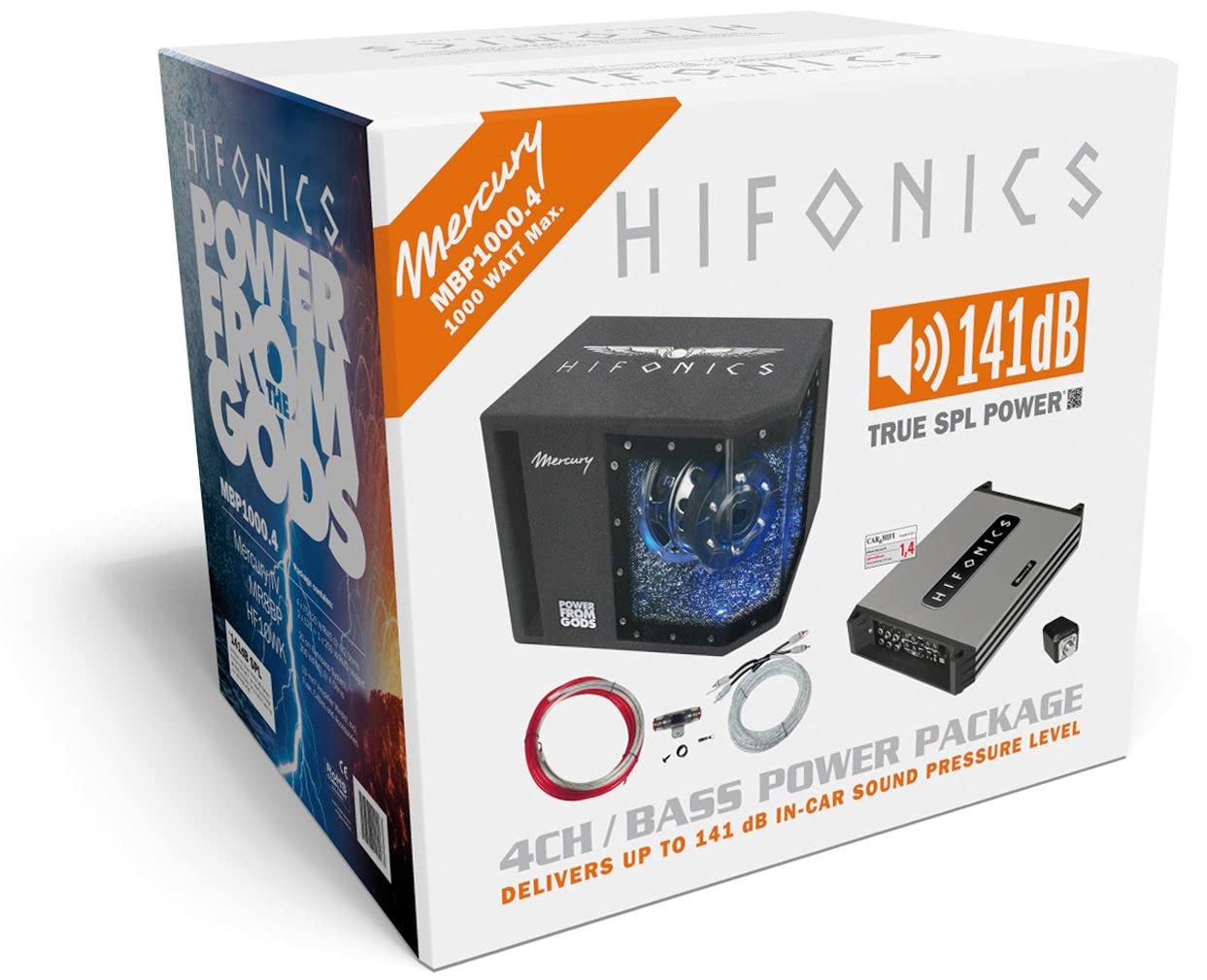 Hifonics MBP1000.4 Car-HiFi-Set von Hifonics