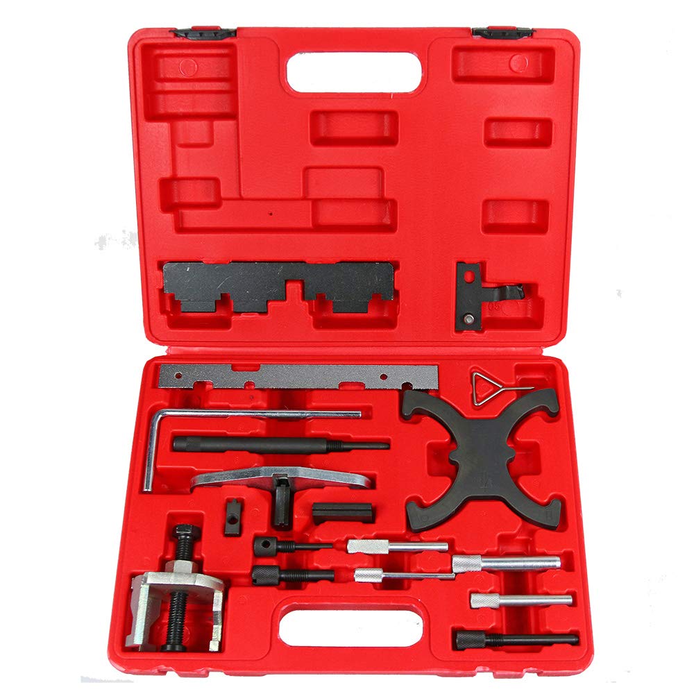 Highking Tool Motorwerkzeug Motor Nockenwellen Ausrichtwerkzeug, Motor Einstellwerkzeug Master Kit für Ford Mazda1.4 1.6 1.8 2.0 Di/TDCi/TDDi Highking Tool Motorwerkzeug Motor Nockenwellen Ausrichtwerkzeug, Motor Einstellwerkzeug Master Kit für Ford Mazda1.4 1.6 1.8 2.0 Di/TDCi/TDDi von Highking Tool