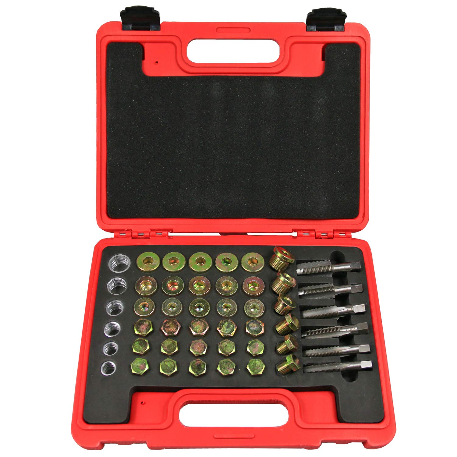 Highking Tool Ölwannen Gewinde Reperatur Satz Ölablassschrauben Set M13 x 1,25 | M13 M15 M17 M20 M22 x 1,5 Highking Tool Ölwannen Gewinde Reperatur Satz Ölablassschrauben Set M13 x 1,25 | M13 M15 M17 M20 M22 x 1,5 von Highking Tool