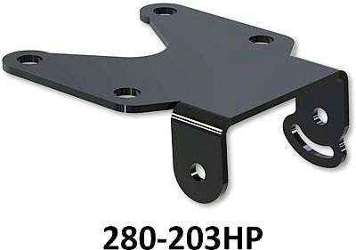Highsider Akron-RS Pro Universal, Kennzeichenhalter - Schwarz von Highsider
