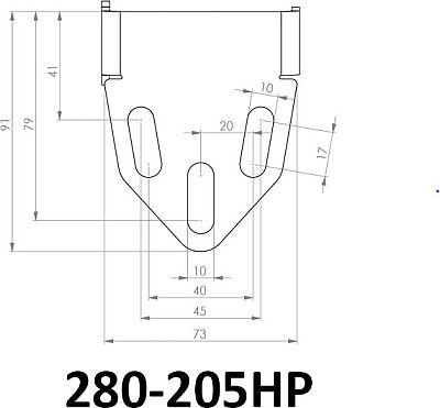 Highsider Akron-RS Pro Universal, Kennzeichenhalter - Schwarz Highsider Akron-RS Pro Universal, Kennzeichenhalter - Schwarz von Highsider