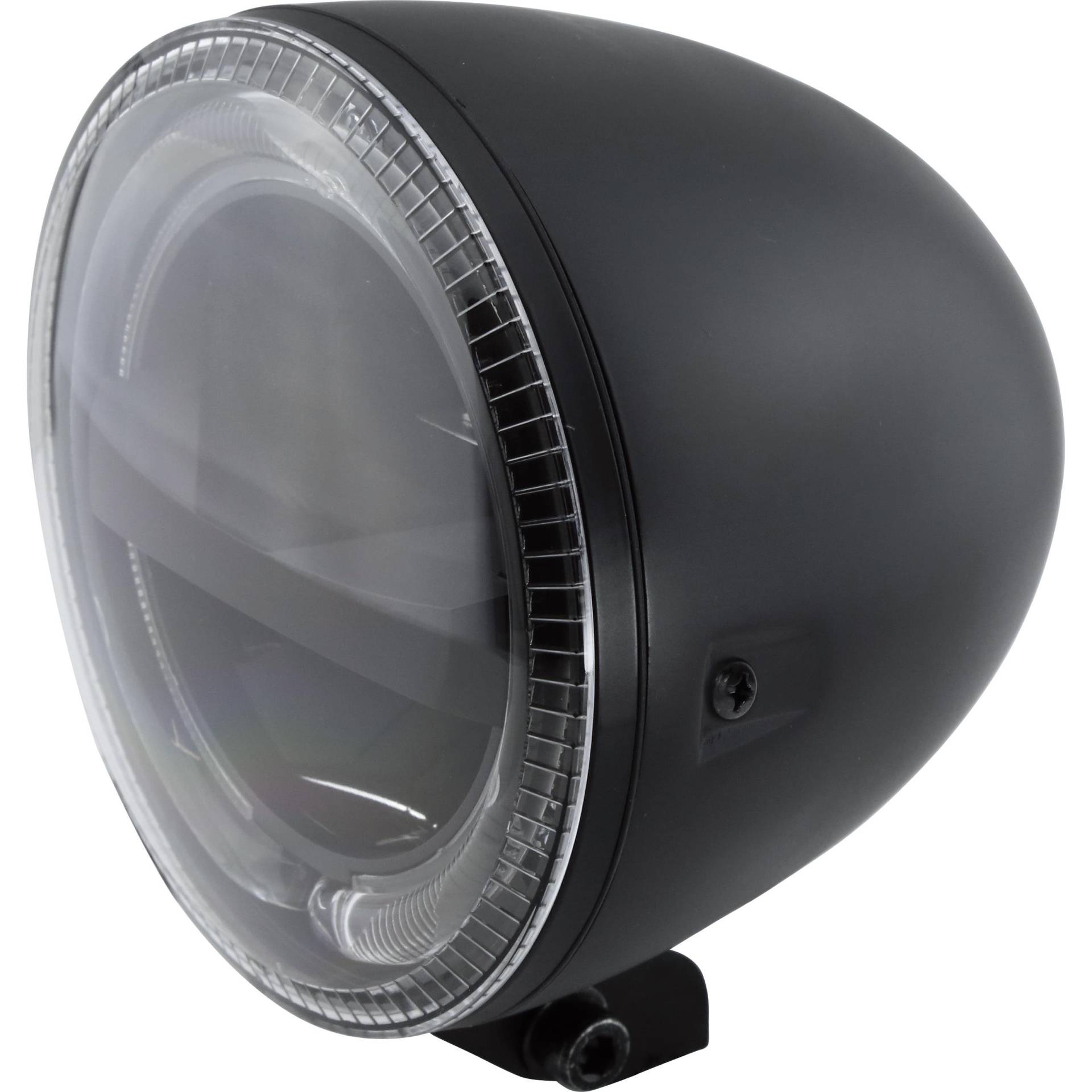 Highsider Circle LED Hauptscheinwerfer 146mm mit TFL seitlich schwarz Highsider Circle LED Hauptscheinwerfer 146mm mit TFL seitlich schwarz von Highsider