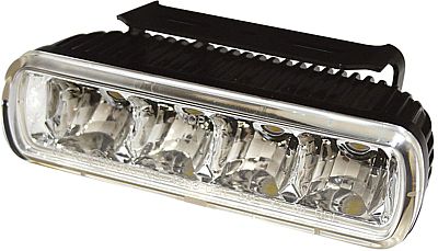 Highsider LED, Tagfahrlicht rechteckig - Schwarz von Highsider