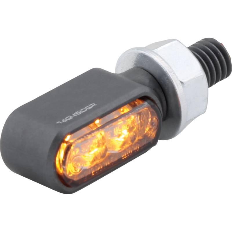 Highsider LED Blinkerpaar Little Bronx M8 getöntes Glas titan von Highsider