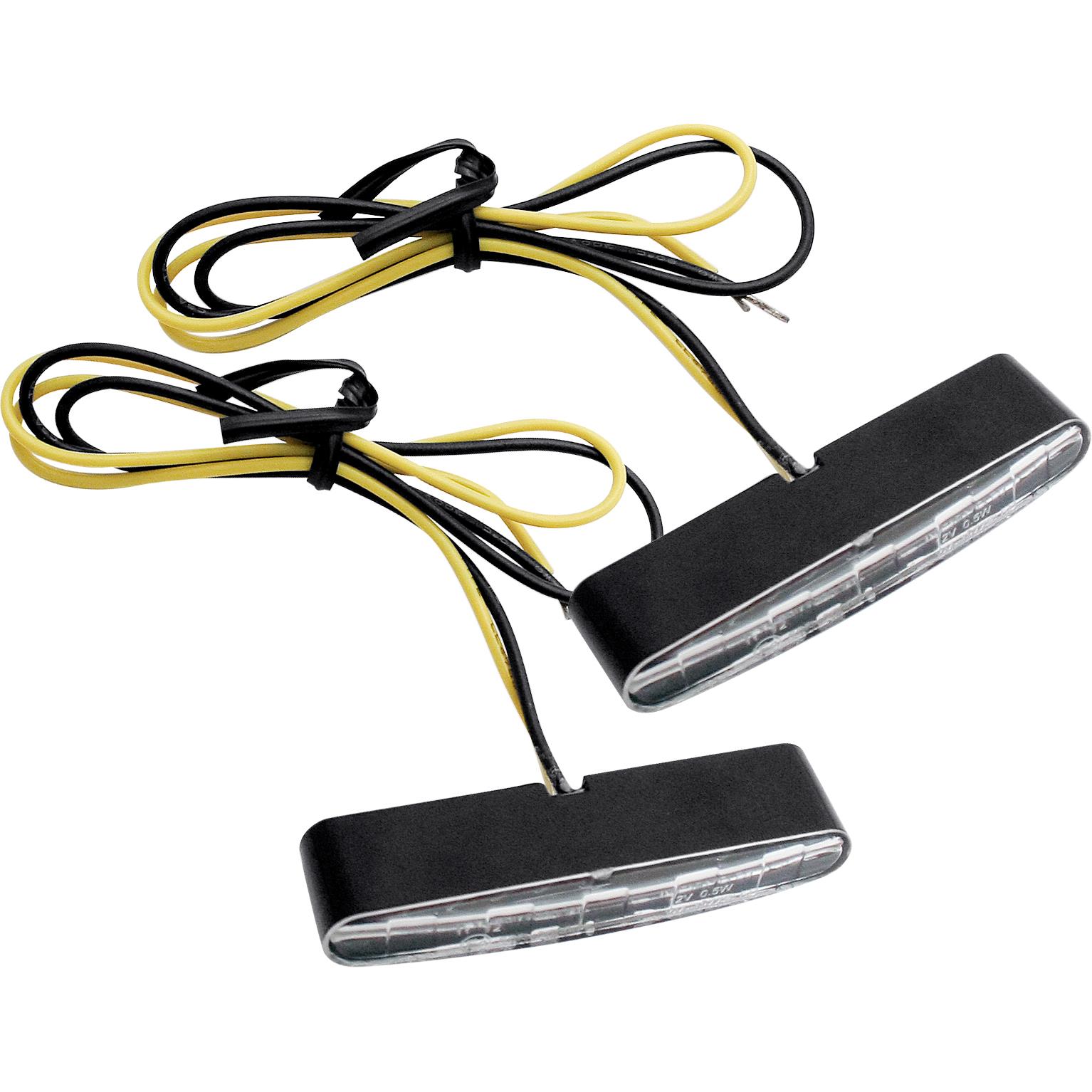 Highsider LED Einbaublinkerpaar Stripe klares Glas Highsider LED Einbaublinkerpaar Stripe klares Glas von Highsider
