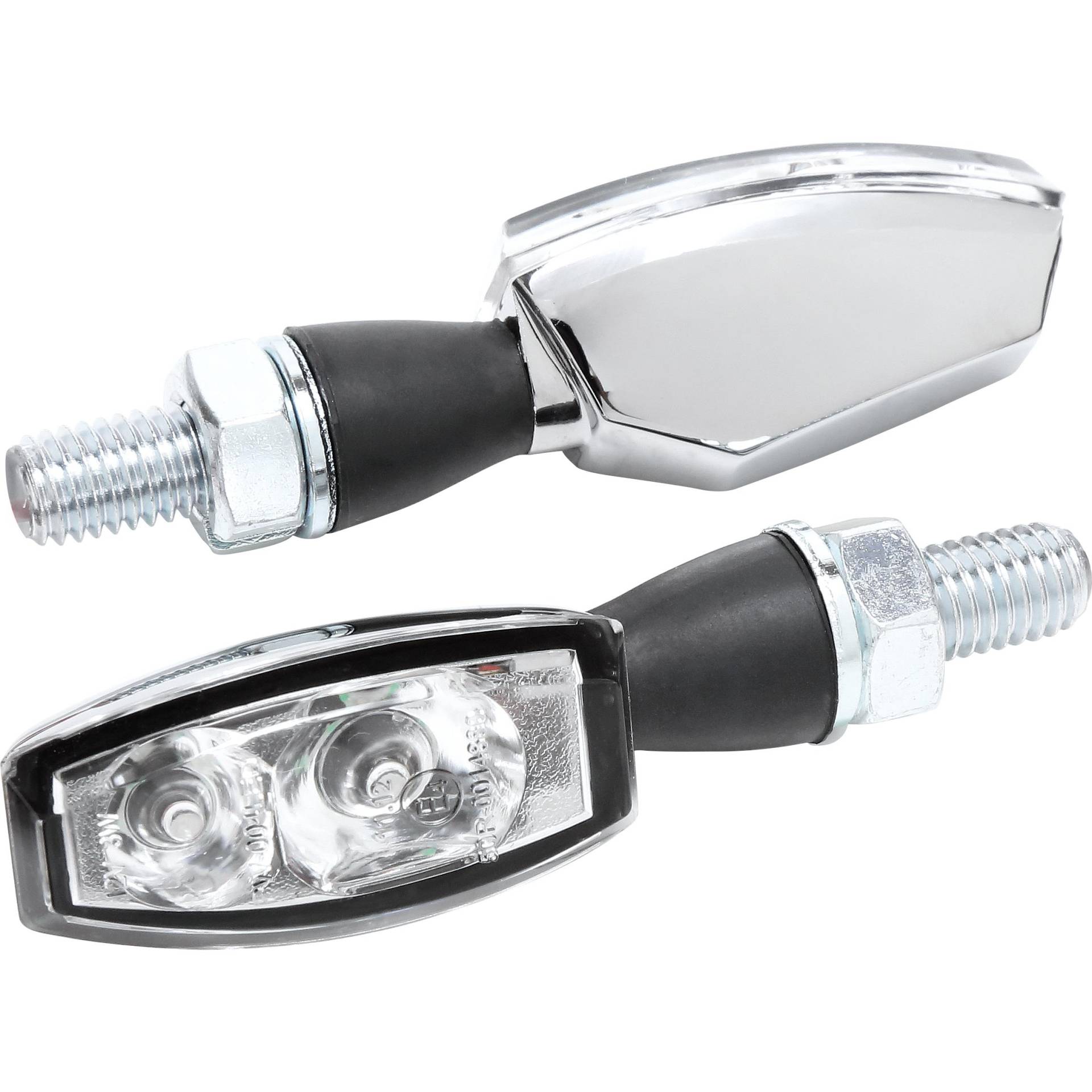 Highsider LED Rücklicht-/Blinkerpaar BLAZE M8 chrom, klares Glas Highsider LED Rücklicht-/Blinkerpaar BLAZE M8 chrom, klares Glas von Highsider