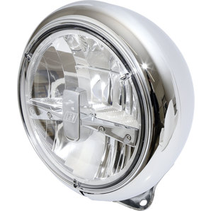 Highsider LED-Scheinwerfer HD-Style, chrom, 7 Zoll von Highsider
