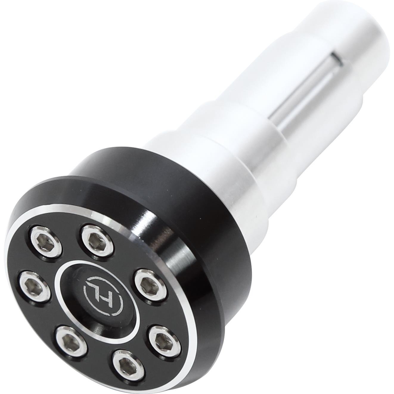 Highsider Lenkergewichte Alu CONERO Typ2 schwarz/silber mit Spiegelauf Highsider Lenkergewichte Alu CONERO Typ2 schwarz/silber mit Spiegelauf von Highsider