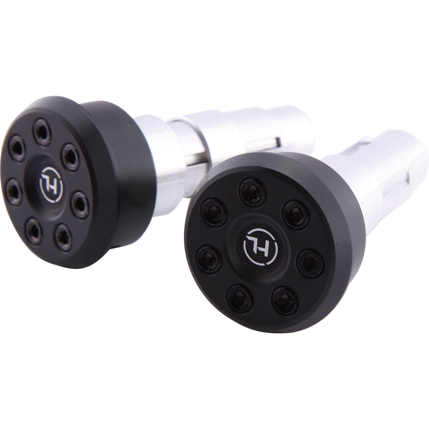 Highsider Lenkergewichte Alu CONERO Typ2 schwarz mit Spiegelaufnahme Highsider Lenkergewichte Alu CONERO Typ2 schwarz mit Spiegelaufnahme von Highsider
