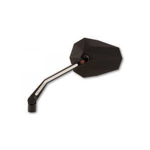 Highsider Stealth X-4 Lenkerspiegel mit LED-Blinker und Positionslicht von Highsider