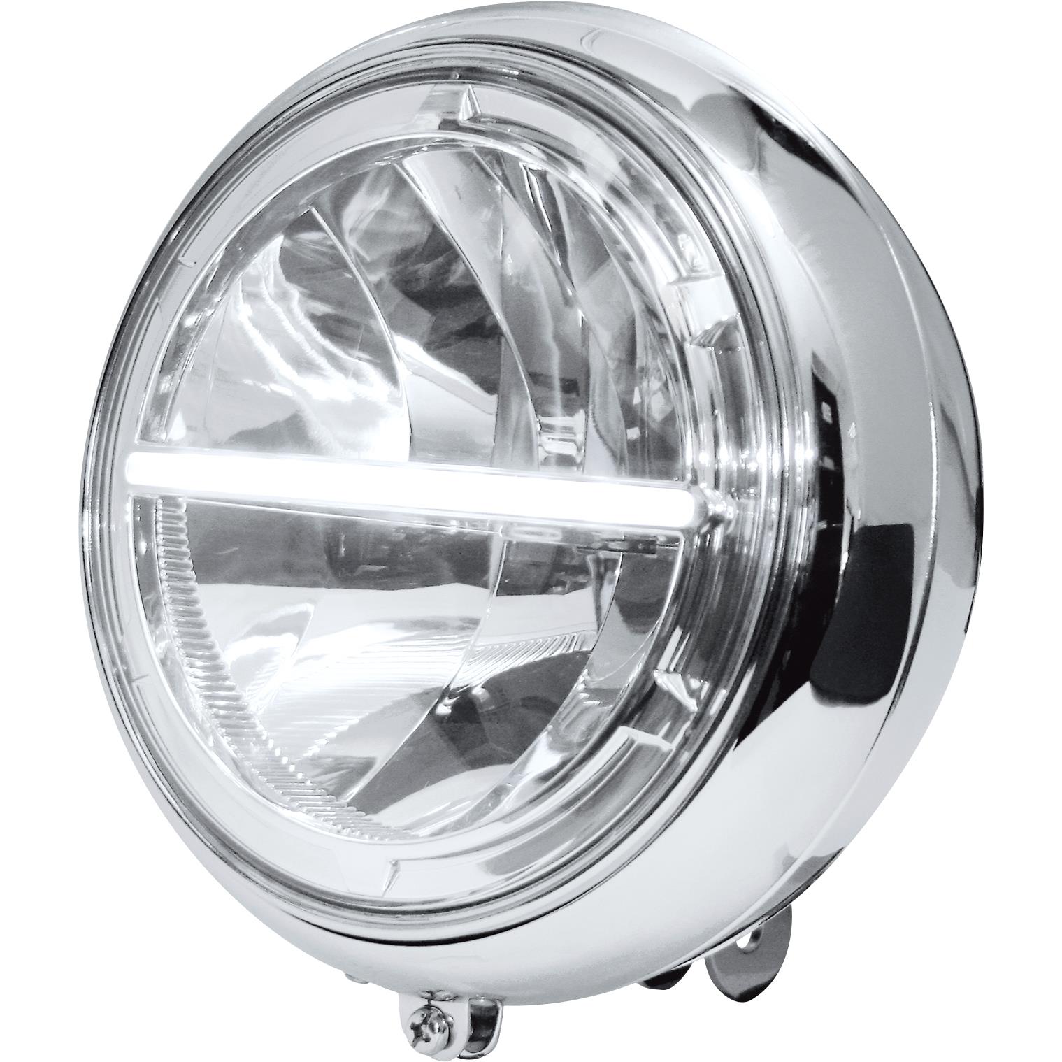 Highsider Voyage LED Hauptscheinwerfer 205 mm unten chrom Highsider Voyage LED Hauptscheinwerfer 205 mm unten chrom von Highsider