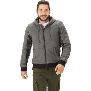 Highway 1 Motorrad Sweat Hoodie Grau Camouflage Highway 1 Motorrad Sweat Hoodie Grau Camouflage von Highway 1