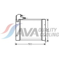 Kondensator, Klimaanlage AVA COOLING NH5005 von Highway Automotive