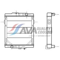 Kühler, Motorkühlung AVA COOLING RE2049 von Highway Automotive