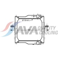 Kühler, Motorkühlung AVA COOLING RE2108 von Highway Automotive