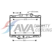 Kühler, Motorkühlung AVA COOLING VL2003 von Highway Automotive