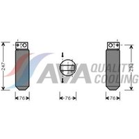 Trockner, Klimaanlage AVA COOLING SCD014 von Highway Automotive