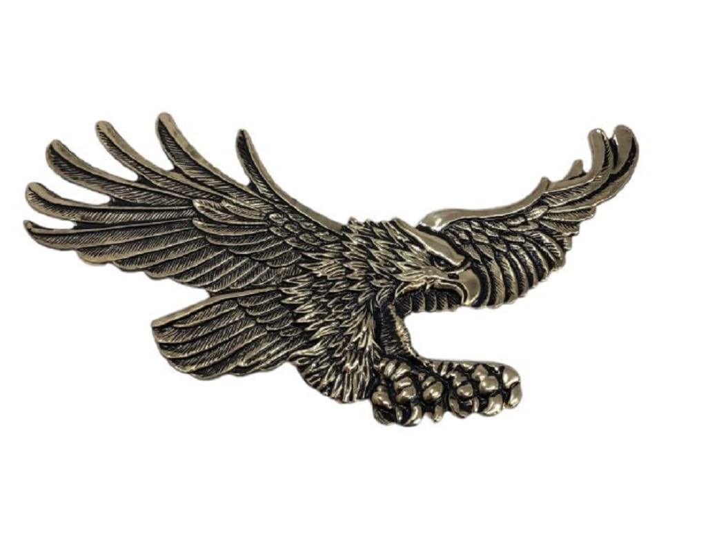 Adler Selbstklebend Emblem Messing (L) Highway Hawk von Highway Hawk