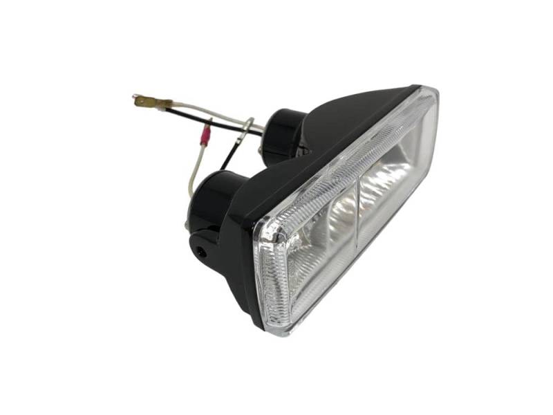 Highway Hawk Rechteck Doppelscheinwerfer Schwarz Glänzend Klarglas TÜV-geprüft von Highway Hawk