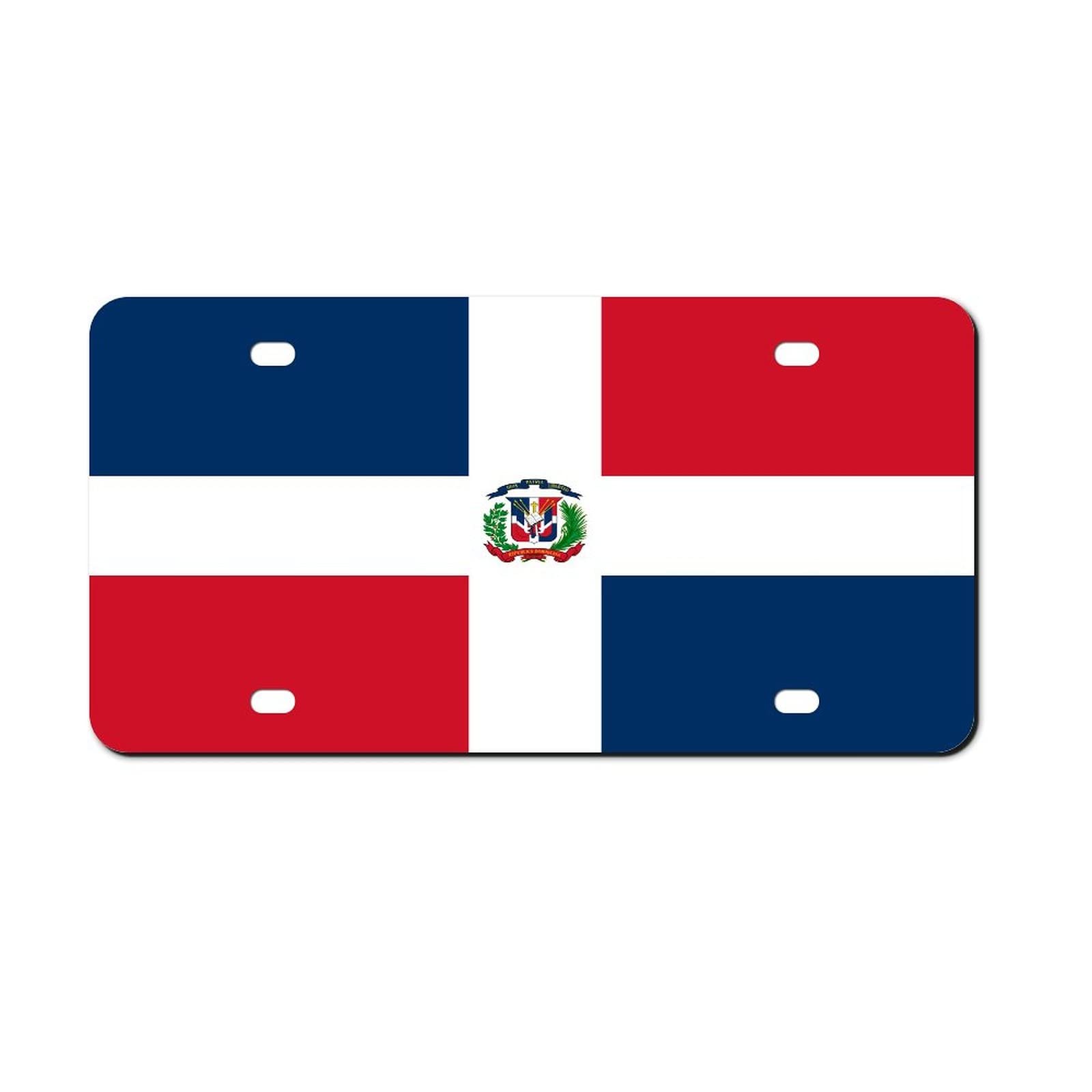 Higoss Kennzeichenrahmen Dominikanische Republik Flagge Nummernschild Vorne Aluminium Metall Kennzeichen Auto Tag Dekorative Neuheit Nummernschild Abdeckung Rahmen 15,2 x 30,5 cm Higoss Kennzeichenrahmen Dominikanische Republik Flagge Nummernschild Vorne Aluminium Metall Kennzeichen Auto Tag Dekorative Neuheit Nummernschild Abdeckung Rahmen 15,2 x 30,5 cm von Higoss