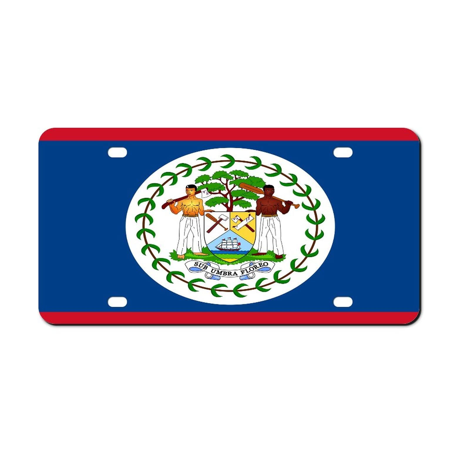 Higoss Nummernschild Belize Flagge Nummernschild Rahmen, Front Aluminium Metall Nummernschild Auto Auto Tag, Dekorative Neuheit Nummernschild Abdeckung Rahmen 15,2 x 30,5 cm Higoss Nummernschild Belize Flagge Nummernschild Rahmen, Front Aluminium Metall Nummernschild Auto Auto Tag, Dekorative Neuheit Nummernschild Abdeckung Rahmen 15,2 x 30,5 cm von Higoss
