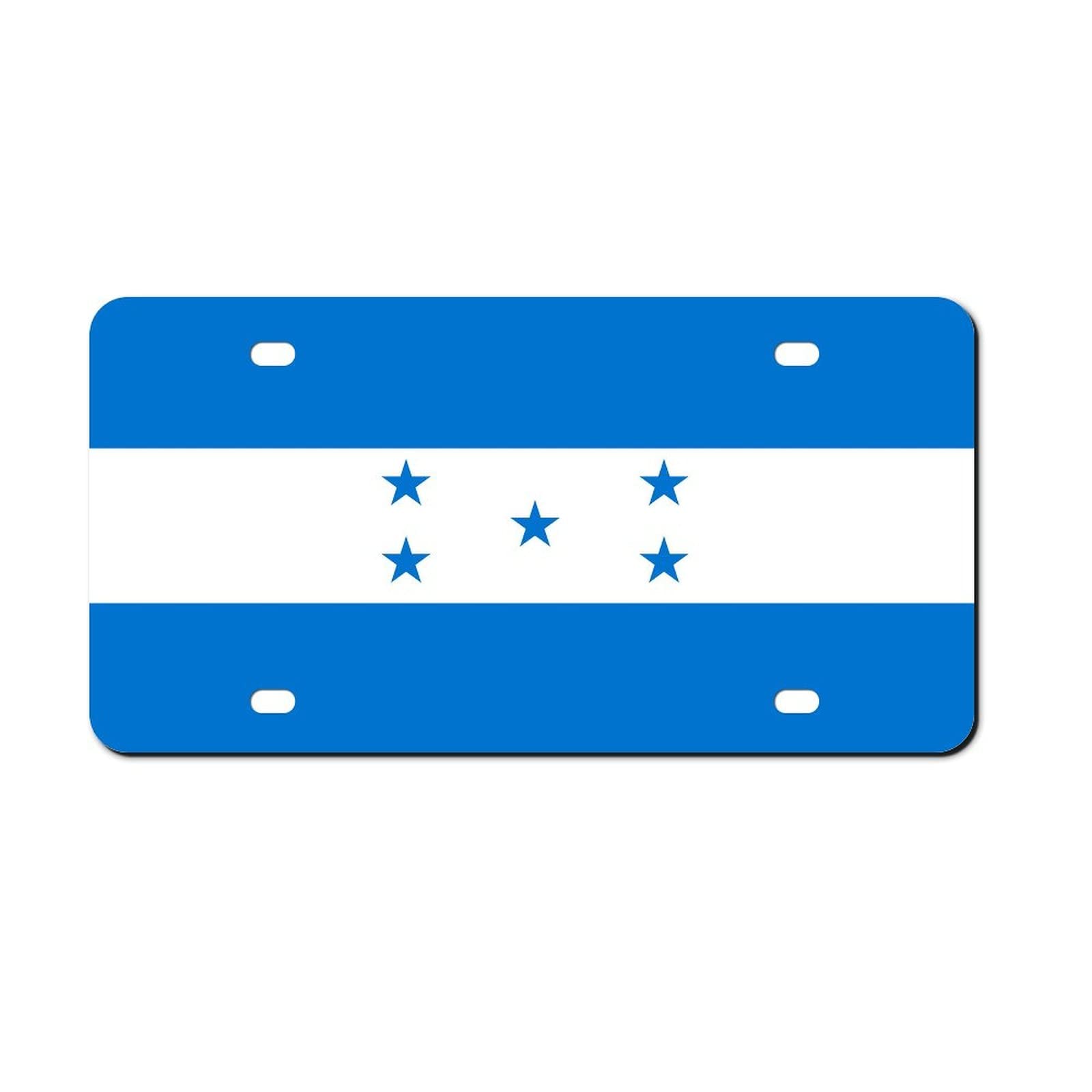 Higoss Nummernschild Honduras Flagge Nummernschild Rahmen, Front Aluminium Metall Nummernschild Auto Auto Tag, Dekorative Neuheit Nummernschild Abdeckung Rahmen 15,2 x 30,5 cm Higoss Nummernschild Honduras Flagge Nummernschild Rahmen, Front Aluminium Metall Nummernschild Auto Auto Tag, Dekorative Neuheit Nummernschild Abdeckung Rahmen 15,2 x 30,5 cm von HIGOSS