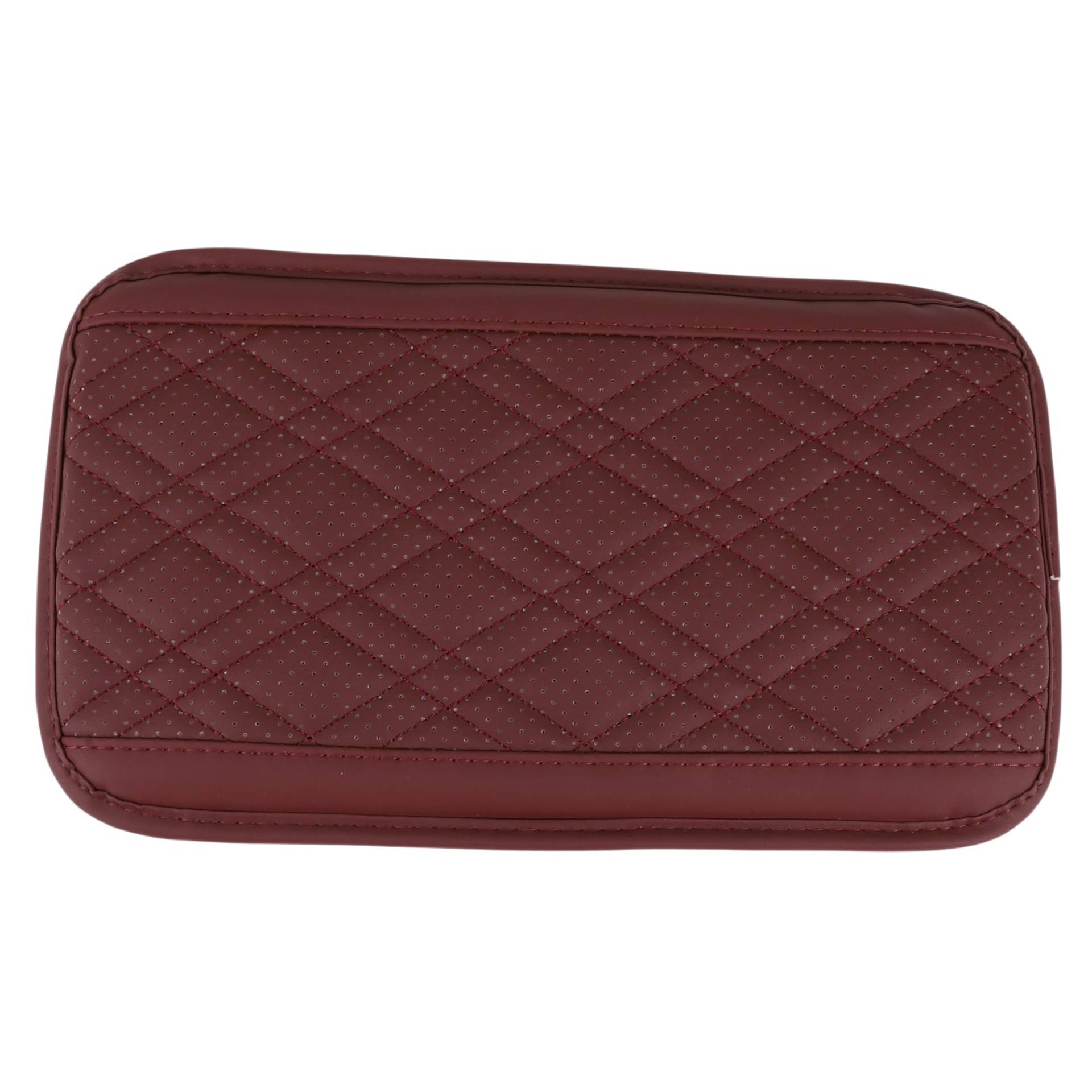 Hihaha Auto Mittelkonsole Abdeckung Armlehnen Abdeckung Mit Aufbewahrungstasche 30x18x1 5cm / 11 81"x7 09"x0 59" Dunkelrot Nappa Leder Hihaha Auto Mittelkonsole Abdeckung Armlehnen Abdeckung Mit Aufbewahrungstasche 30x18x1 5cm / 11 81"x7 09"x0 59" Dunkelrot Nappa Leder von Hihaha