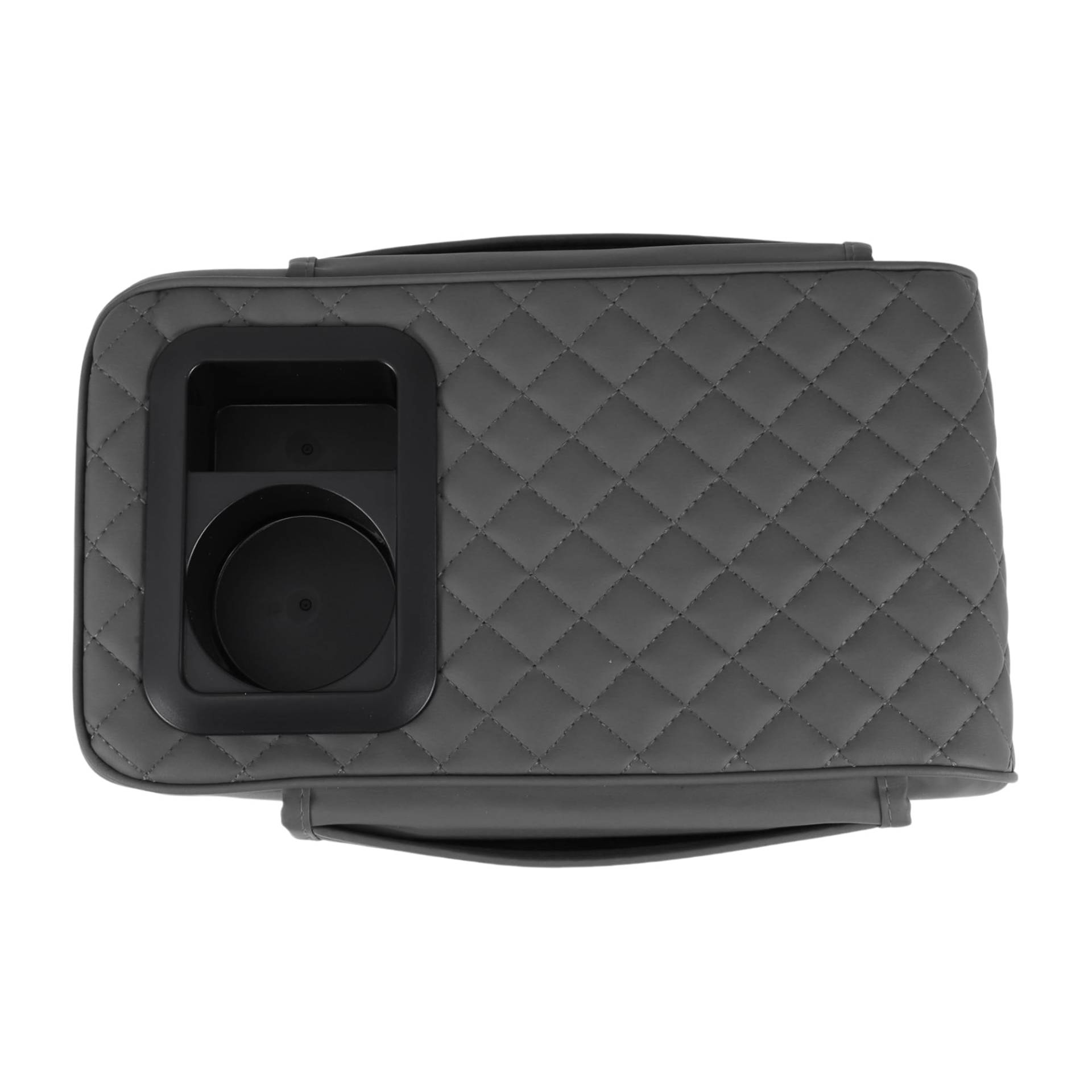 Hihaha Auto Mittelkonsole Abdeckung Armlehnen Abdeckung Multifunktional 34x19x7cm Schwarz Grau Nappa Leder Hihaha Auto Mittelkonsole Abdeckung Armlehnen Abdeckung Multifunktional 34x19x7cm Schwarz Grau Nappa Leder von Hihaha