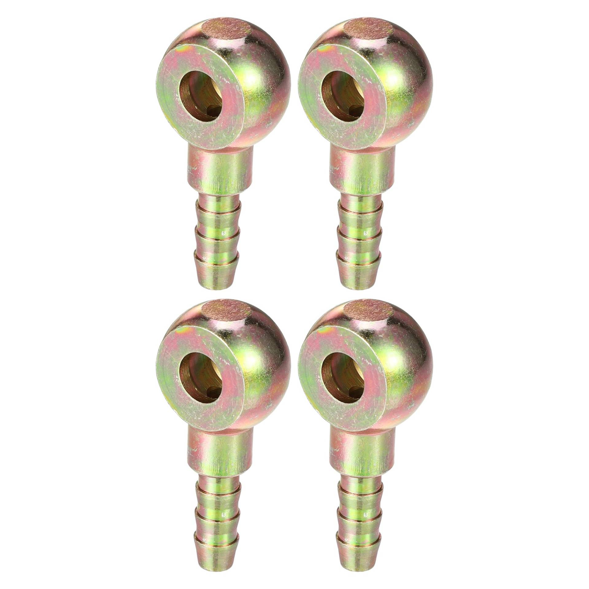 Hihaha Banjo-Bolzen Schlauchstutzenadapter/Innenbremskraftstoffleitung Adapter für Auto Motorrad/Robustes Metall 8mm ID 8mm OD / 4 Stück Bronze Farbe Hihaha Banjo-Bolzen Schlauchstutzenadapter/Innenbremskraftstoffleitung Adapter für Auto Motorrad/Robustes Metall 8mm ID 8mm OD / 4 Stück Bronze Farbe von Hihaha