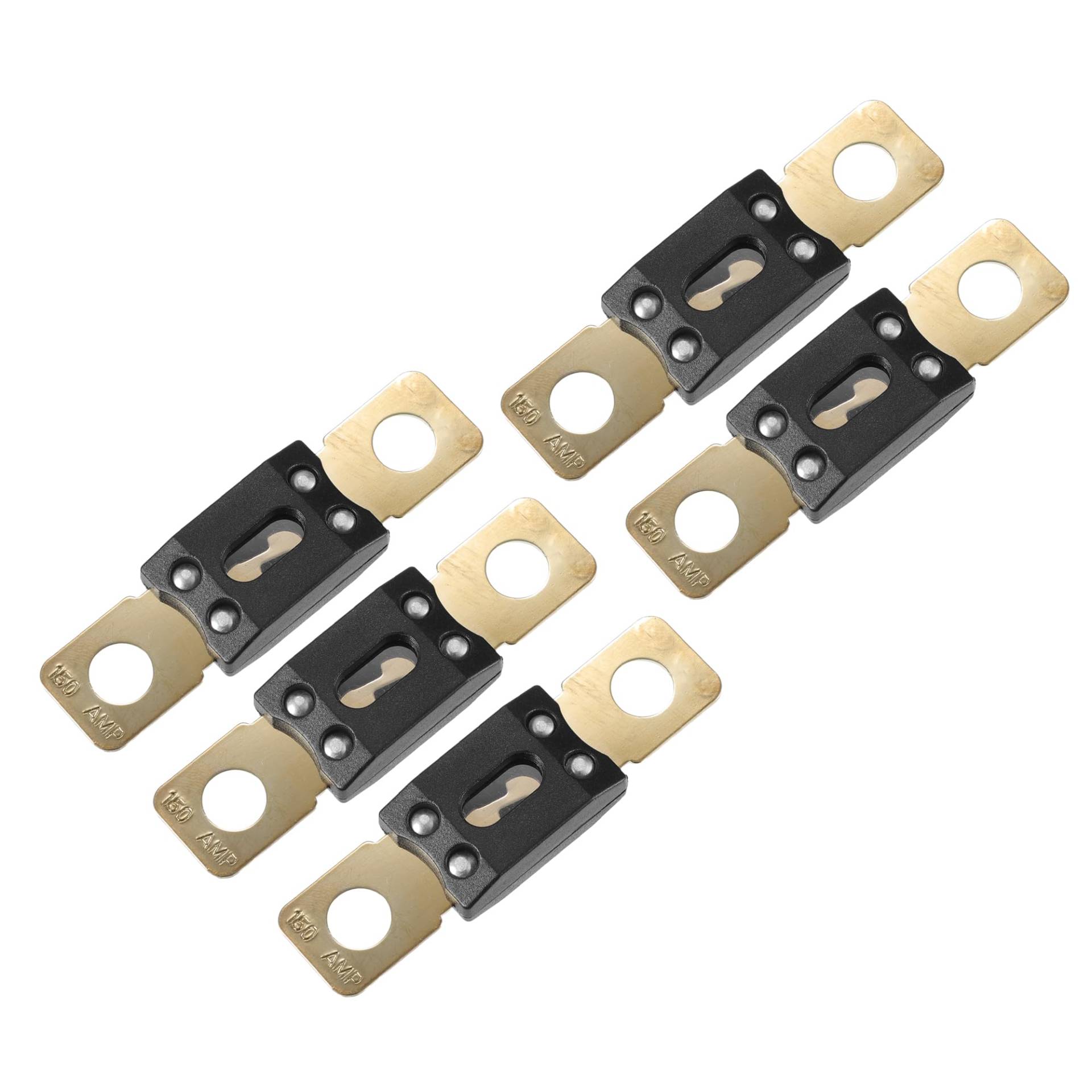 Hihaha Hochstromsicherung 150A / Audio CD ANM Sicherung Bolzensicherung für Auto Motorrad Boot/Robuste Zinklegierung / 5 Stück Hihaha Hochstromsicherung 150A / Audio CD ANM Sicherung Bolzensicherung für Auto Motorrad Boot/Robuste Zinklegierung / 5 Stück von Hihaha
