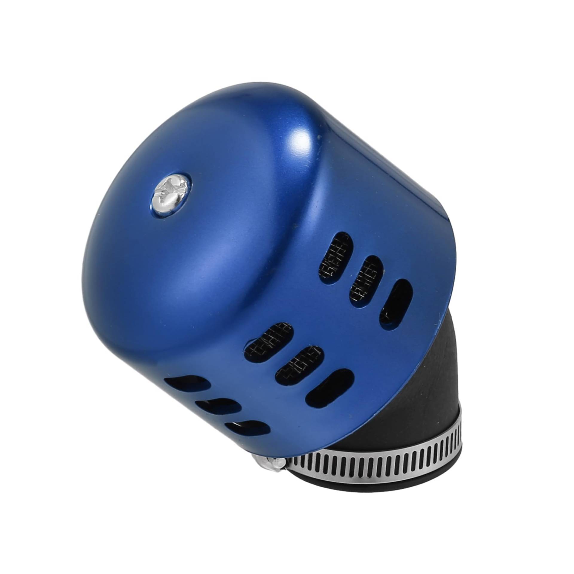 Hihaha Motorrad Luftfilter/Ansaugluftfilter für Motorrad/Langlebiger Gummi 35mm 45 Grad / 1 Stück Blau von Hihaha