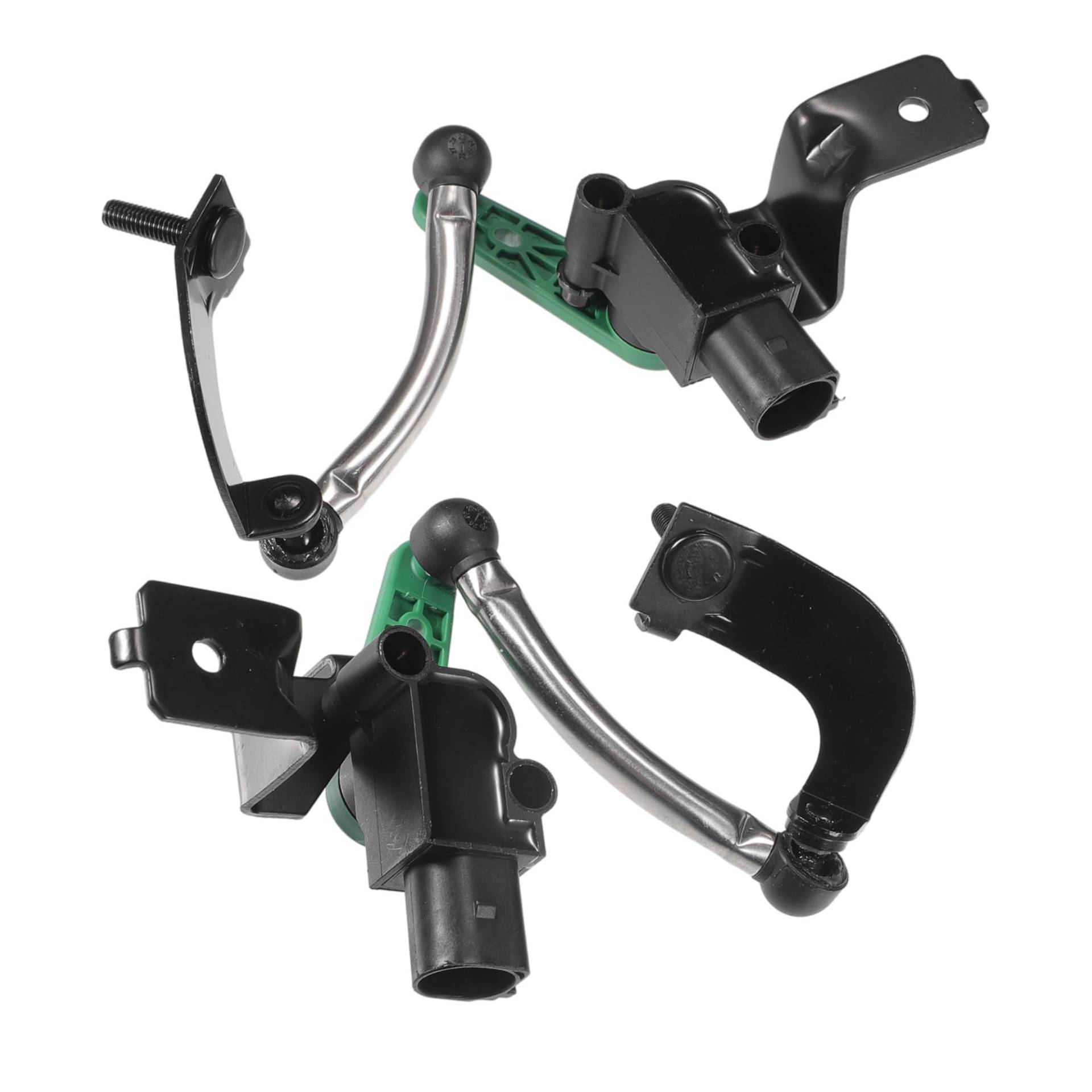 Hihaha No.3C0412521B Fahrzeughöhen-Niveausensor für Audi Q3 2.0L L4 2015-2018 / Vorderer linker rechter Scheinwerfer-Niveausensor/Robustes Metall / 1 Paar Schwarz Hihaha No.3C0412521B Fahrzeughöhen-Niveausensor für Audi Q3 2.0L L4 2015-2018 / Vorderer linker rechter Scheinwerfer-Niveausensor/Robustes Metall / 1 Paar Schwarz von Hihaha
