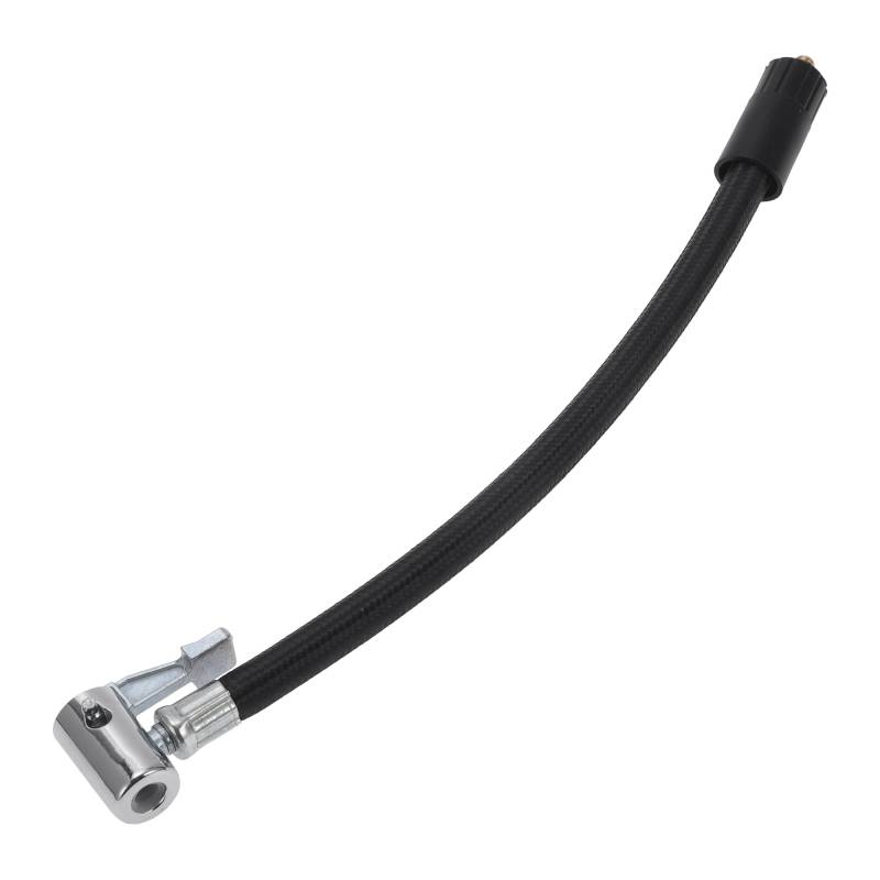 Hihaha Reifenfüller Verlängerungsschlauch Luftkompressor Verlängerungsschlauch Adapter Reifenventil für Auto Motorrad Fahrrad Langlebiges Nylon 26cm M6x1.0 16mm OD Schwarz < von Hihaha
