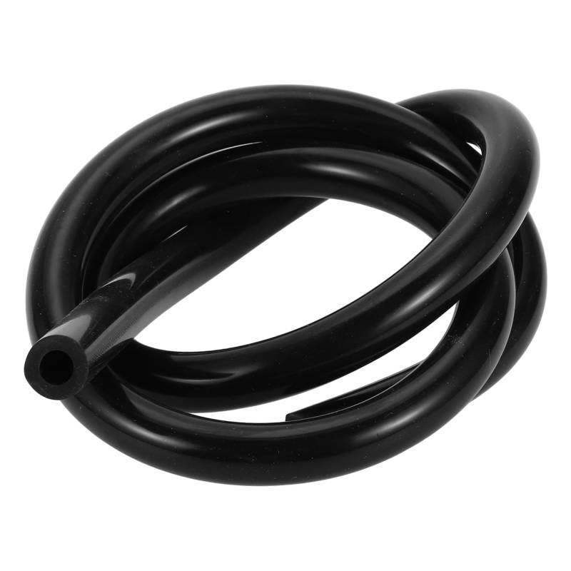 Hihaha Silikon-Vakuumschlauch Automobil-Vakuumschlauch Hochtemperatur 3,3FT 5/16" 8mm ID 3,5mm Dicke 1 Stück Schwarz von Hihaha