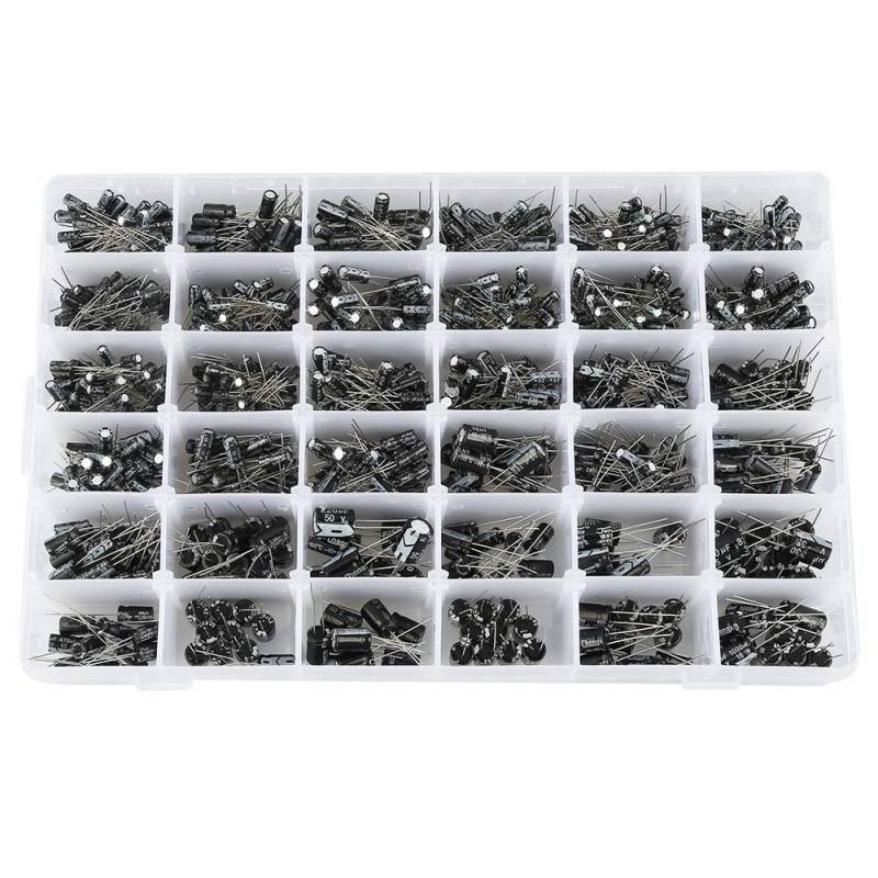 Hilitand 990 Stück DIY Hohe Elektrolytkondensator Assorted Kit 36 Werte 10 V ~ 50 V 0,1 uF bis 1000 uF von Hilitand