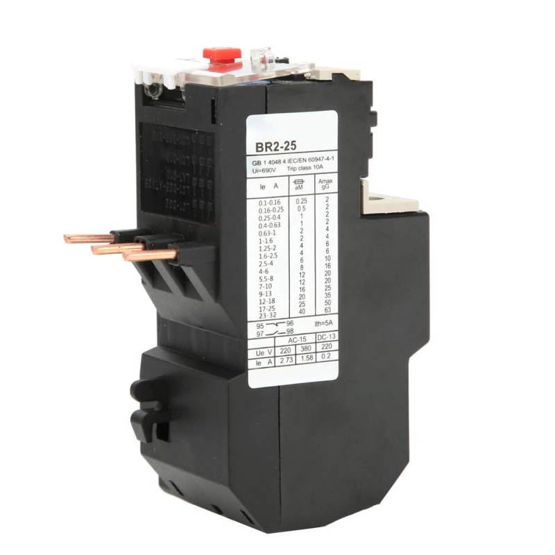 Elektrisches Thermorelais 7A-10A mit mehreren Funktionen, weit verbreitet in Elektromotoren, CPN BR2-25 von Hilitand