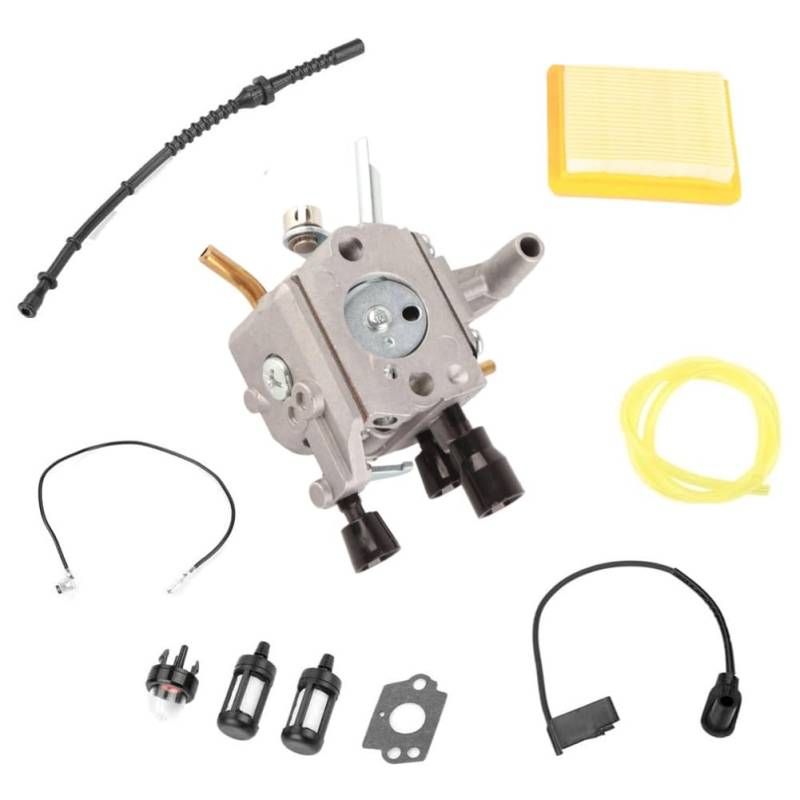 Vergaserfilter Zündspule Luftfilter Kraftstoffschlauch Kit für FS 120 120r FS200 FS250 FS300 FS350 Freischneider von Hilitand