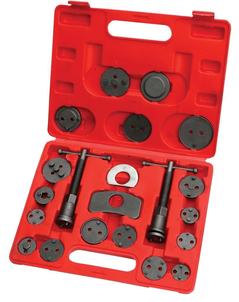 Hilka Tools 12700210 rechts und links Hand Bremssattel Rücklauf Werkzeug Kit, Set 21 von Hilka