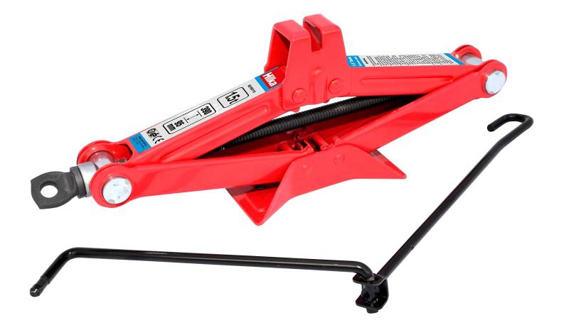 Hilka 82105115 Scherenwagenheber 1,5 Tonnen LW, rot von Hilka Tools
