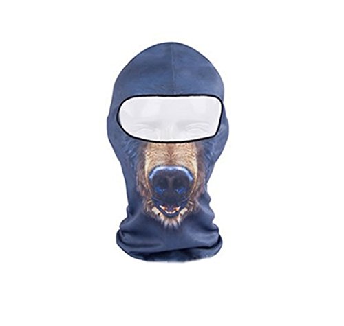 Hillento Angelausrüstung Anti-Nebel und Dunst im Freien Radfahren Tierthema Gesichtsmaske Kopfbedeckungen, BB01 von Hillento